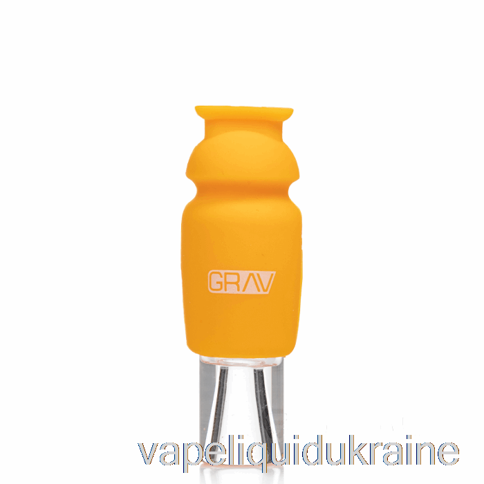 Vape Ukraine GRAV Silicone-Capped Glass Crutch Mustard Yellow